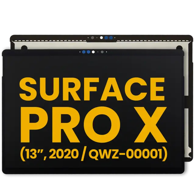 Écran LCD avec vitre tactile pour Microsoft Surface Pro X 13" (QWZ-00001) (reconditionné, toutes couleurs)