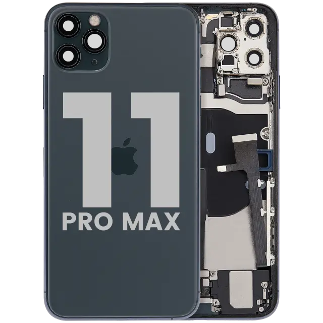 Châssis pour Apple iPhone 11 Pro Max (origine d'occasion — grade B, Midnight Green)