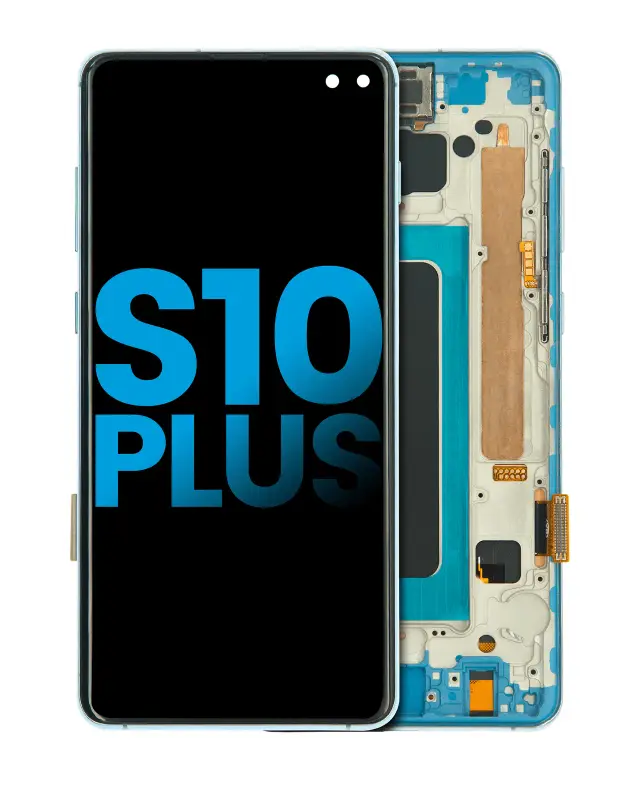 Écran pour Samsung Galaxy S10 Plus (Aftermarket Plus: TFT, Prism Blue)