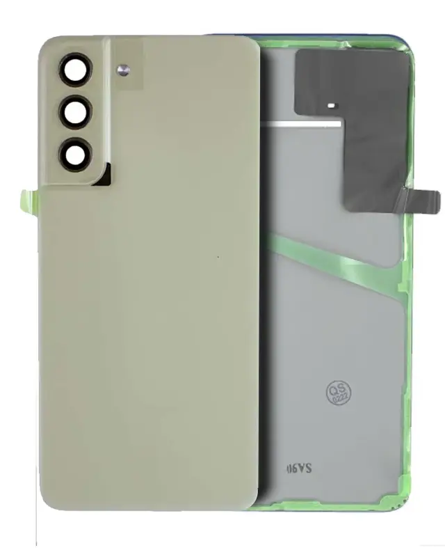 Vitre arrière pour Samsung Galaxy S21 FE (pack service origine, Olive)