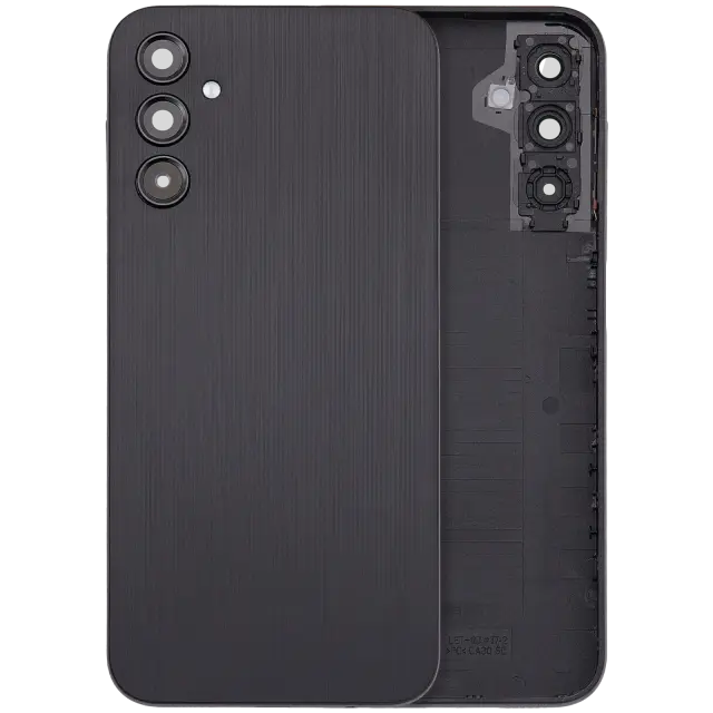 Vitre arrière pour Samsung Galaxy A14 4G (A145 / 2023) (sans logo, compatible premium, noir)