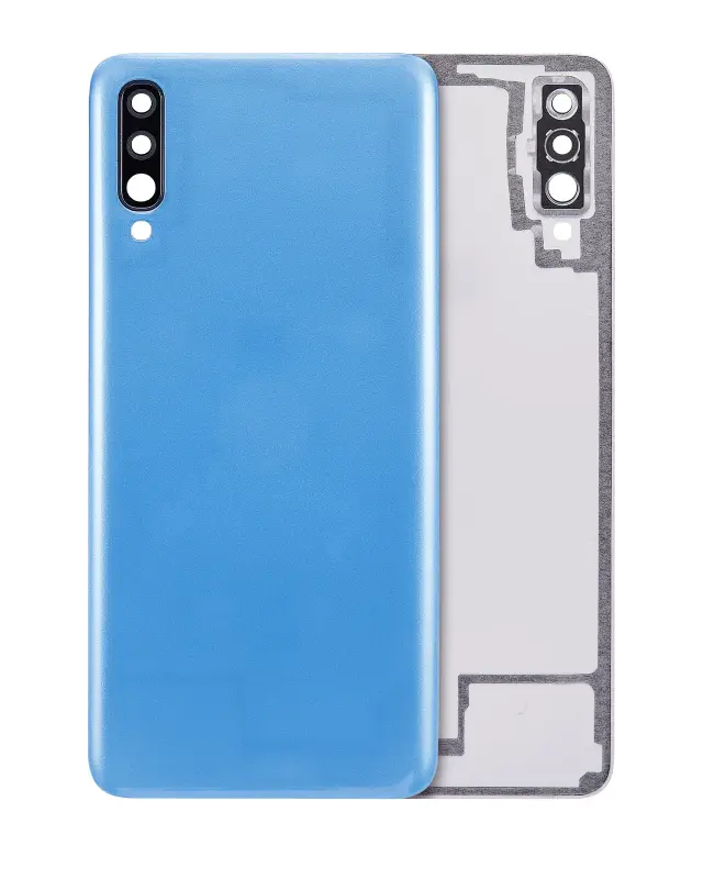Vitre arrière pour Samsung Galaxy A70 (A705 / 2019) (compatible premium, bleu)