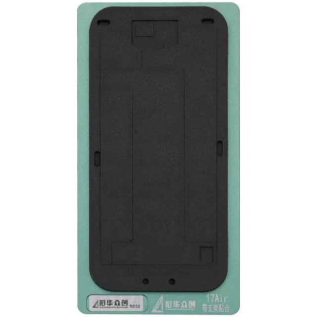 Tapis de pressage noir XHZC pour reconditionnement d’écran — iPhone 17 Air