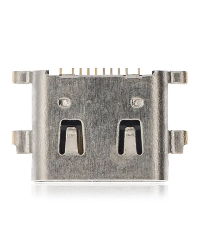 Connecteur de charge à souder — format Type C, 10 broches, 4 points de fixation (C305)