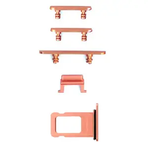 Kit Bouton Apple iPhone XR Corail