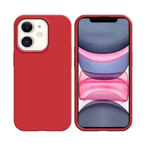 Coque Silicone Compatible pour Apple iPhone 11 (#14) Rouge