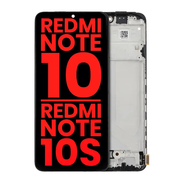 Écran pour Xiaomi Redmi Note 10 4G / Redmi Note 10S (compatible premium, toutes couleurs)
