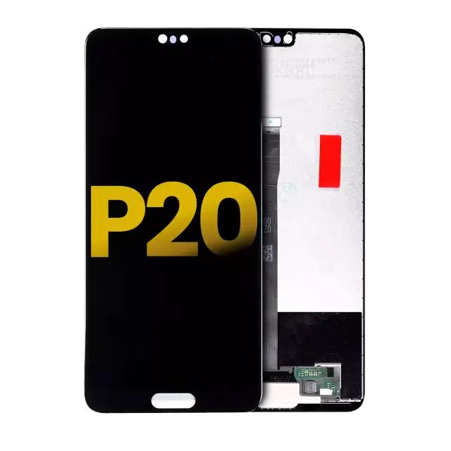 Écran pour Huawei P20 (reconditionné, noir)