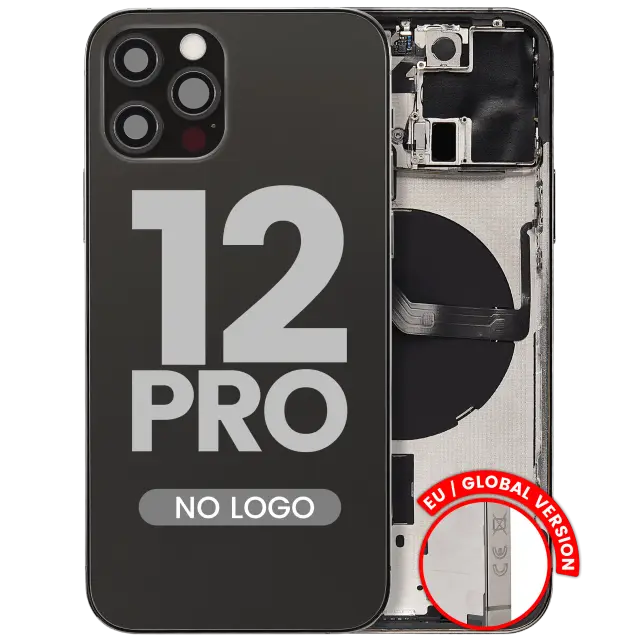 Châssis pour Apple iPhone 12 Pro (version EU, compatible premium, graphite)