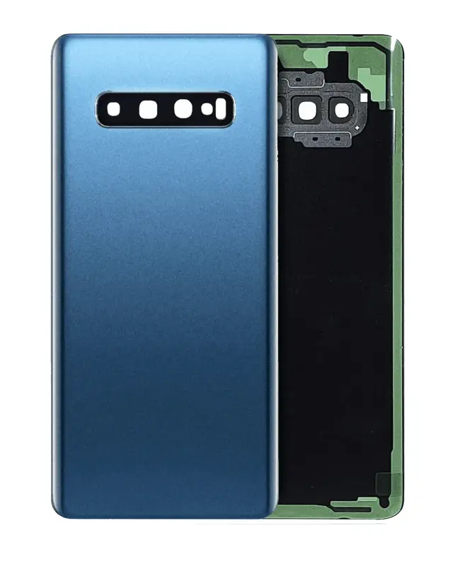 Vitre arrière pour Samsung Galaxy S10 Plus (pack service origine, Prism Blue)