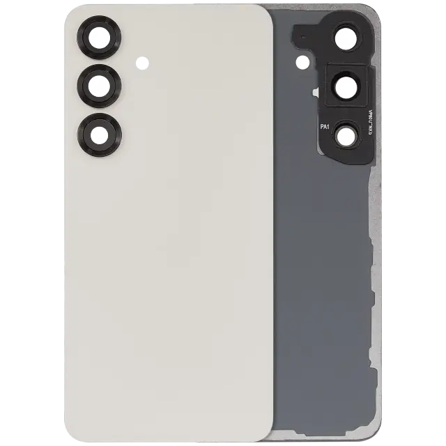 Vitre arrière pour Samsung Galaxy S25 5G (sans logo, compatible premium, Pink Gold)