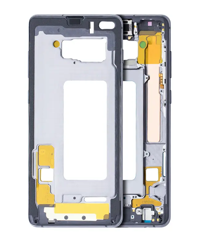 Châssis pour Samsung Galaxy S10 Plus (avec petits composants, Prism Black)