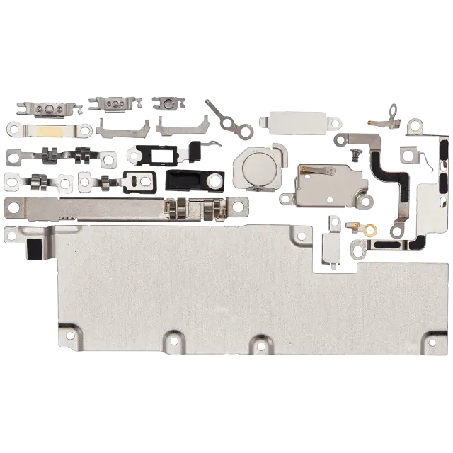 Jeu de petits supports métalliques pour Apple iPhone 15 Pro