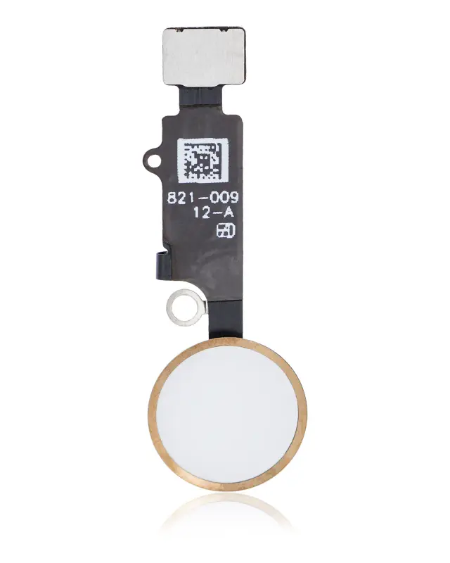 Bouton Home à nappe pour Apple iPhone 7 / 7 Plus / 8 / 8 Plus / SE (2020 / 2022) (usage esthétique uniquement, or)