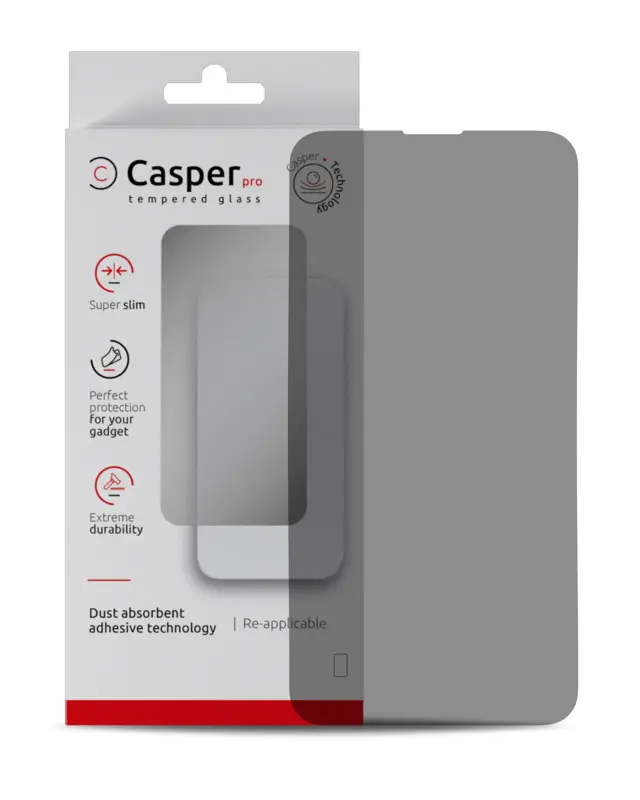 Verre trempé pour iPhone 15 Plus / 16 Plus (blister, Privacy)