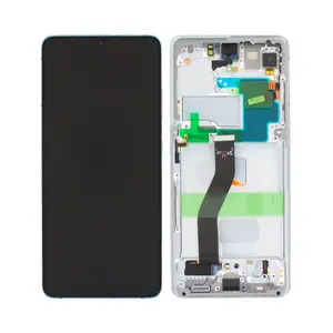 Écran Tactile Oled avec Châssis Samsung Galaxy S21 Ultra 5G G998 Phantom Silver