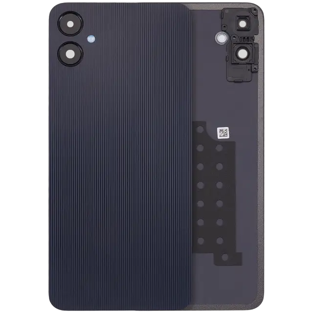 Vitre arrière pour Samsung Galaxy A05 4G (A055 /2023) (sans logo, compatible premium, noir)