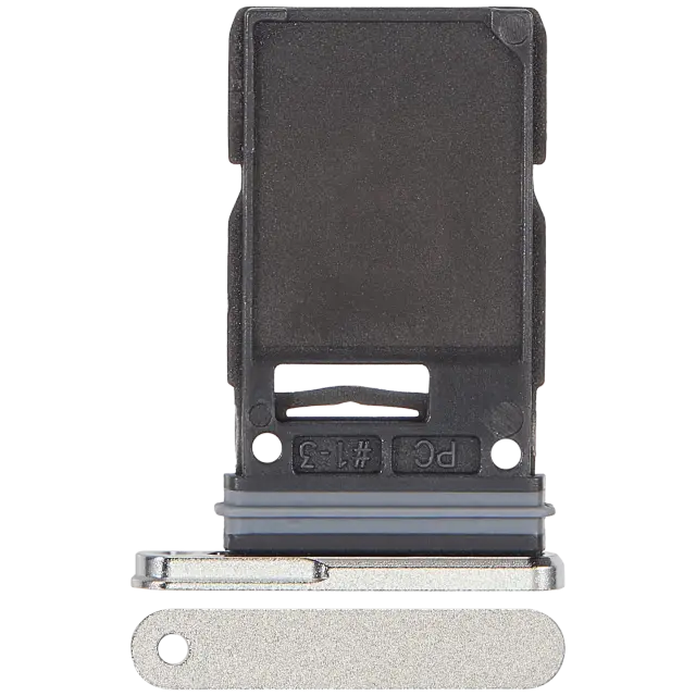 Tiroir SIM pour Samsung Galaxy S25 Ultra (Titanium White Silver)