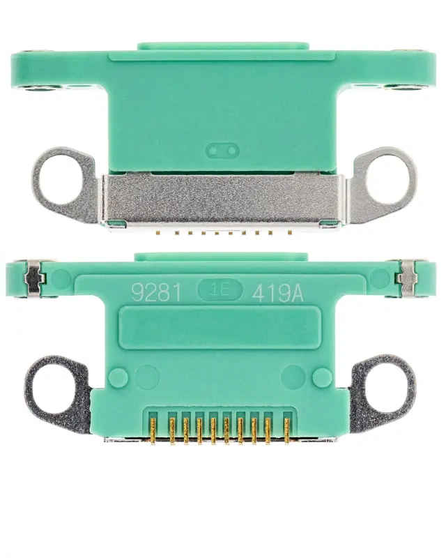 Connecteur de charge nu à souder pour Apple iPhone 11 (vert, lot de 10)