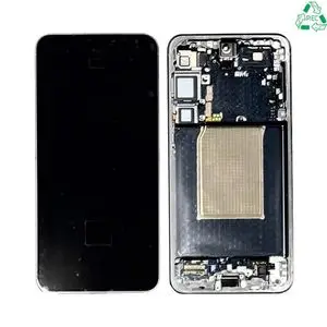 Écran Tactile Original Pulled avec Châssis (PIEC) Samsung Galaxy S25 Plus S936 Bleu Clair