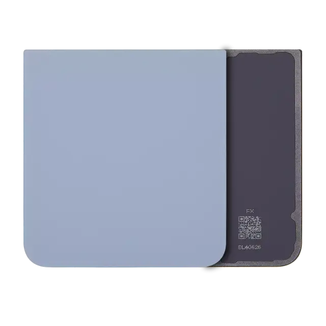 Vitre arrière pour Samsung Galaxy Z Flip 6 5G (pack service origine, bleu)