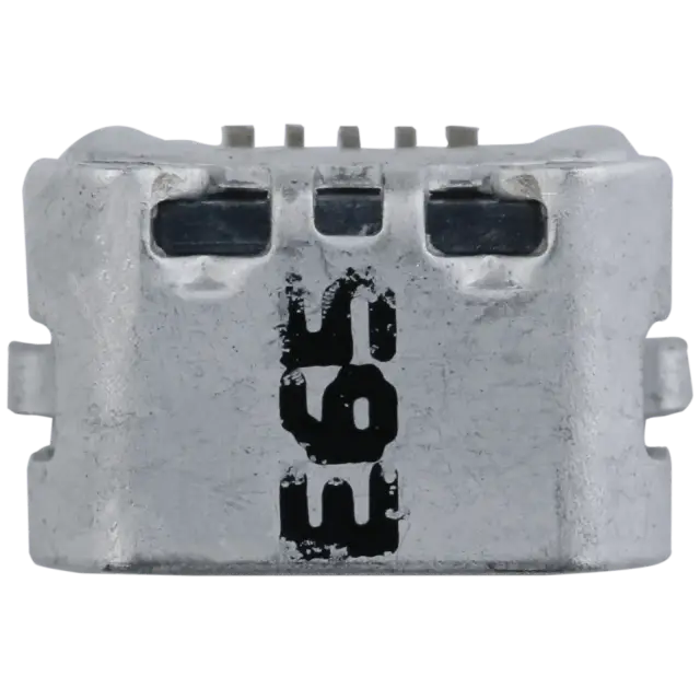 Connecteur de charge à souder — format Micro B, 5 broches, 4 points de fixation (C370)