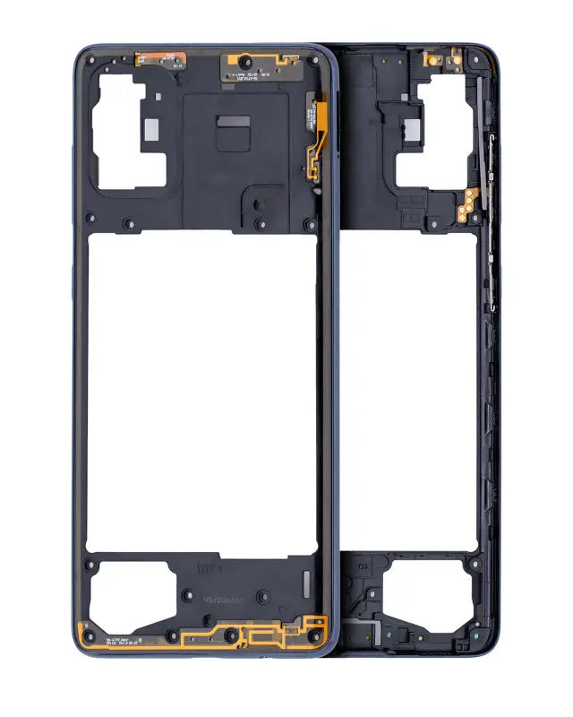 Châssis pour Samsung Galaxy A71 (A715 / 2020) (compatible premium, Prism Crush Black)