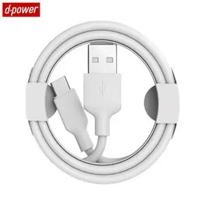 Câble Data USB vers USB-C d-power F6002 (1m) Blanc
