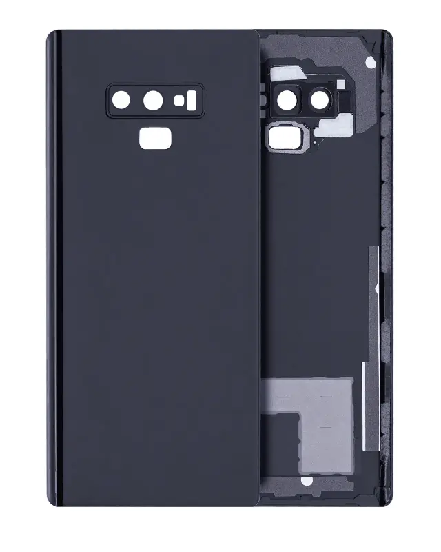 Vitre arrière pour Samsung Galaxy Note 9 (pack service origine, noir minuit)