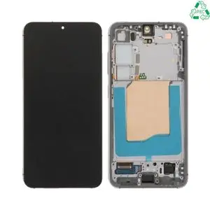 Écran Tactile Original Pulled avec Châssis (PIEC) Samsung Galaxy S25 S931 Gris