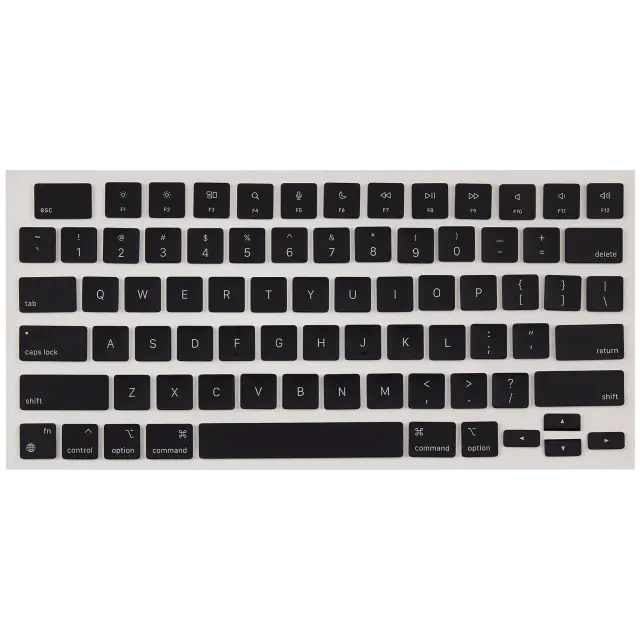 Jeu de touches pour Apple MacBook Air 13" (mi-2022 à mi-2024) et autres modèles — (minuit, anglais US)
