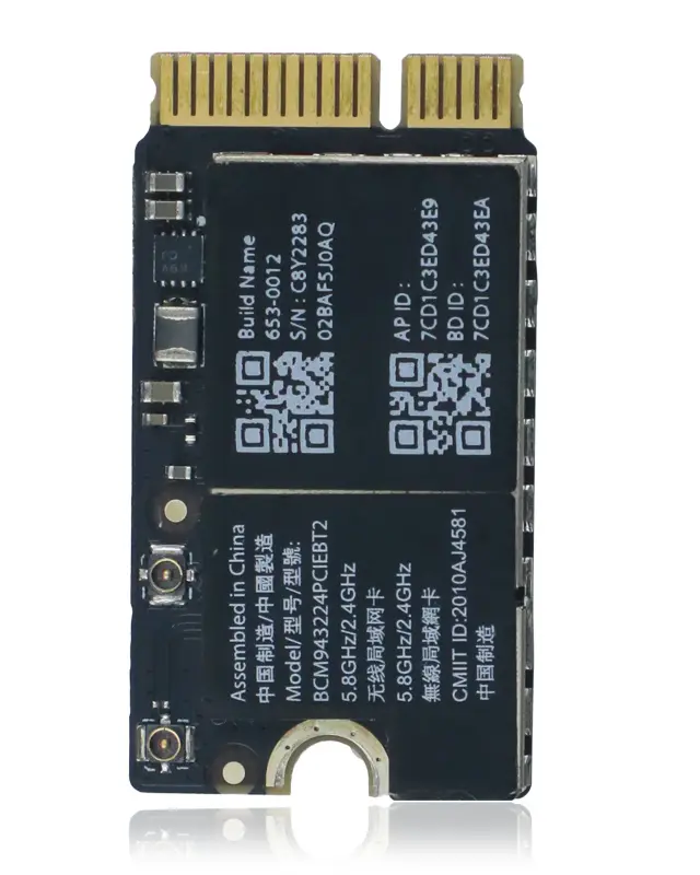 Carte réseau sans fil AirPort pour Apple MacBook Air 11" A1370 (2010) / MacBook Air 13" A1369 (2010)