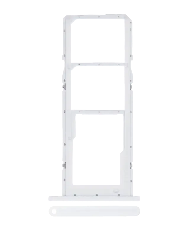 Tiroir SIM pour Samsung Galaxy A02S (A025 / 2020) / A03 (A035 / 2021) (blanc)