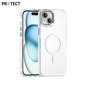 Coque de Protection MagSafe MS01 PROTECT pour Apple iPhone 15 Plus Blanc