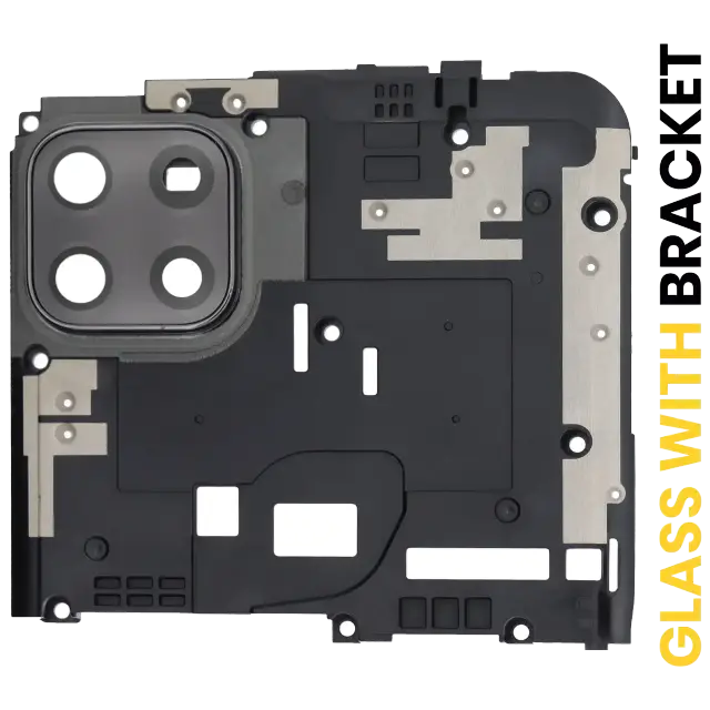 Lentille de caméra arrière avec support pour Motorola Moto G 5G (XT2113-3 / 2020) / One 5G Ace (XT2113-1 / 2 / 2021) (Volcanic Gray)