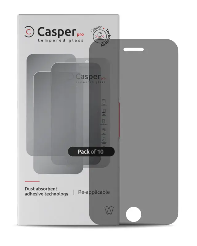 Verre trempé pour Apple iPhone 7 Plus / 8 Plus (lot de 10, Privacy)
