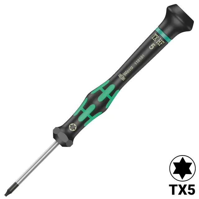 Tournevis Wera Kraftform Micro 2067 Torx HF maintien de vis TX5 × 40 mm