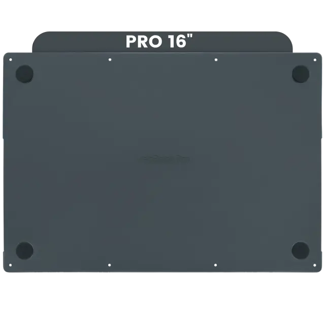 Coque inférieure pour Apple MacBook Pro 16" A3428 (2026) (origine, noir sidéral)