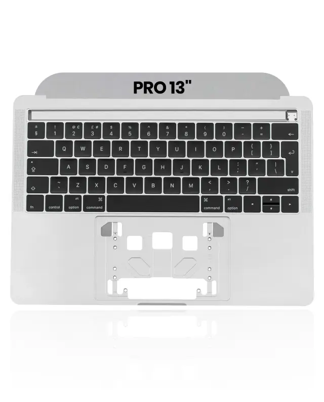 Châssis supérieur avec clavier ISO UK pour Apple MacBook Pro 13" A1989 (2018-2019) (origine d'occasion, gris sidéral)