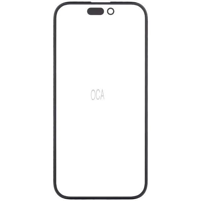 Vitre d’écran avec OCA pour Apple iPhone 15 (lot de 10)