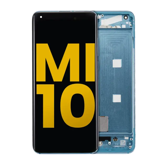 Écran OLED avec châssis pour Xiaomi Mi 10 5G (reconditionné, Coral Green)