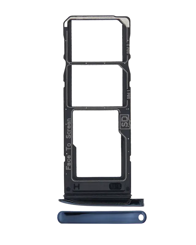 Tiroir SIM pour Motorola Moto G7 (XT1962 / 2019) / Moto G7 Plus (XT1965-2 / 2019) (Deep Indigo / Blue)