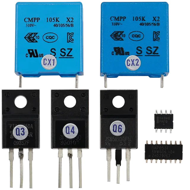Kit de 7 composants à souder pour alimentation PS5 ADP-400DR / ADP-400ER — vue 1