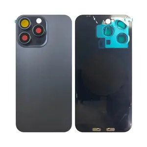 Cache Arrière Premium Apple iPhone 15 Pro Max (Without Part) Titane Bleu