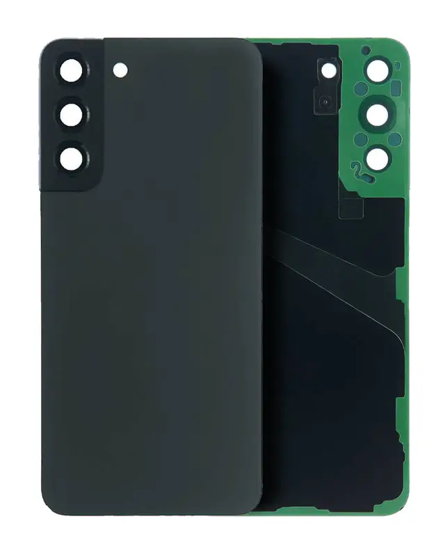 Vitre arrière pour Samsung Galaxy S22 Plus (pack service origine, noir fantôme)