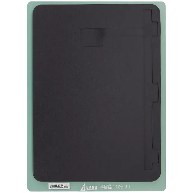 Tapis de pressage noir XHZC pour reconditionnement d’écran — iPad Pro 11"