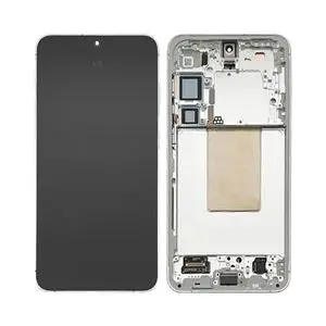 Écran Tactile Soft Oled avec Châssis Samsung Galaxy S24 Plus 5G S926 Argent