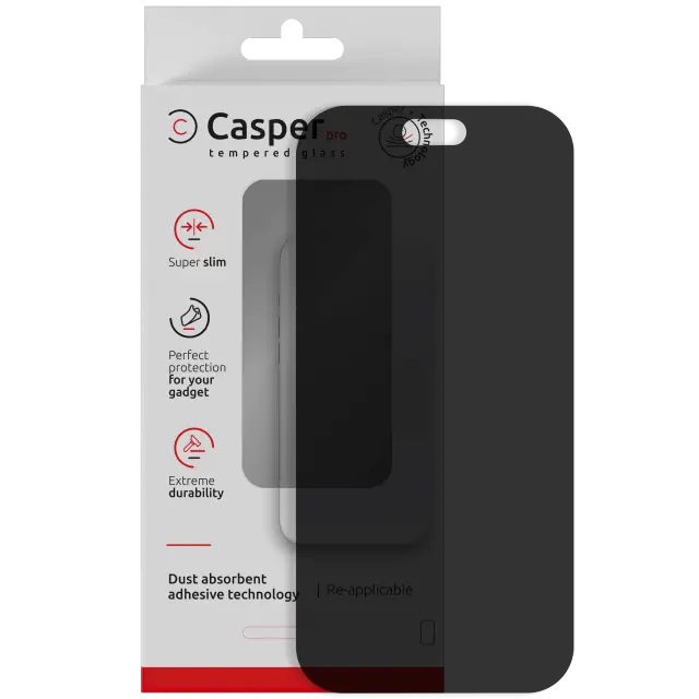 Verre trempé pour iPhone 18 Pro (blister, Privacy)