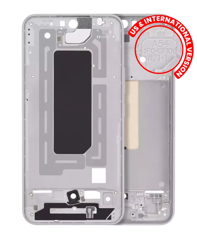 Châssis pour Samsung Galaxy A54 5G (A546 / 2023) (version US & internationale, blanc)
