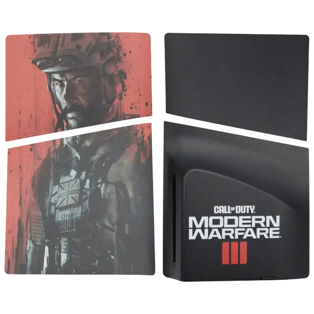 Façades haut et bas pour Sony PlayStation 5 Slim avec lecteur — Call of Duty: Modern Warfare III